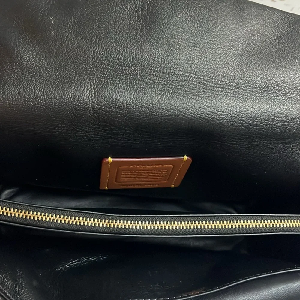 Coach Black Pillow Tabby 26 Nappa Leather Crossbody Bag Purse - Picture 8 of 12